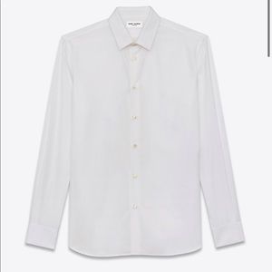 *SLIM FIT* Saint Laurent Cotton Poplin Shirt